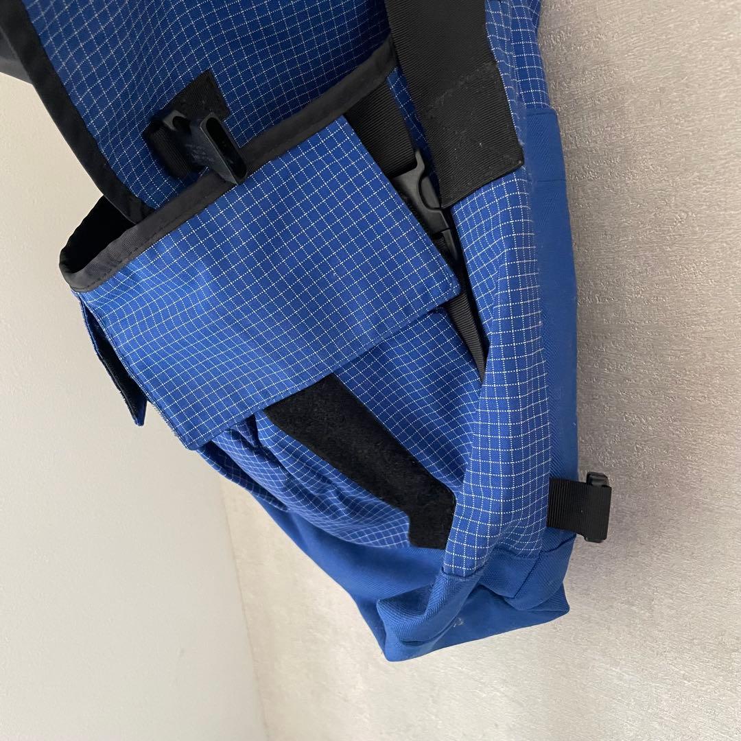 Supreme ブルー チェック柄 メッセンジャーバッグ