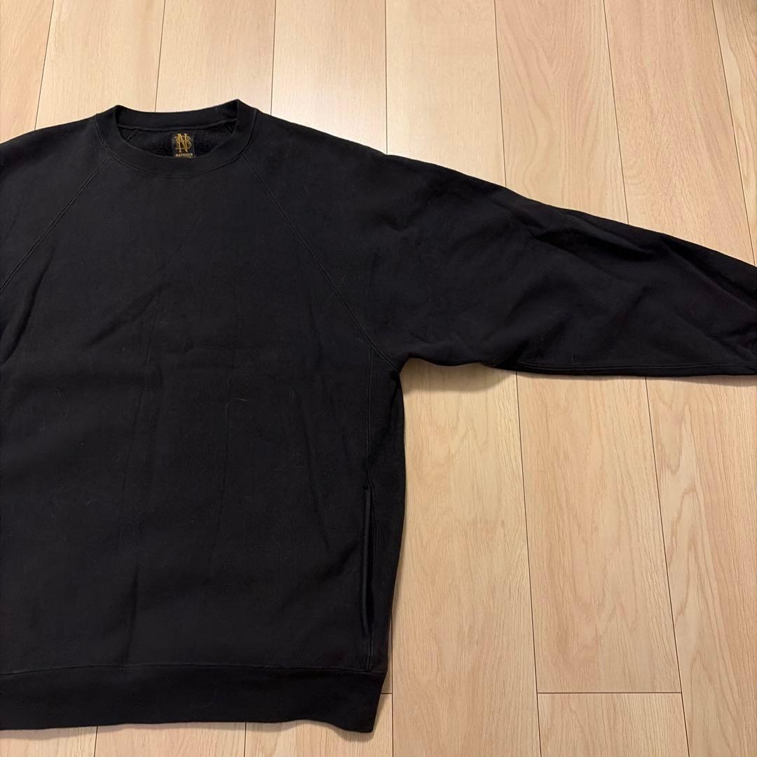 BATONERバトナー Men Jumberca Urake Crew Neck