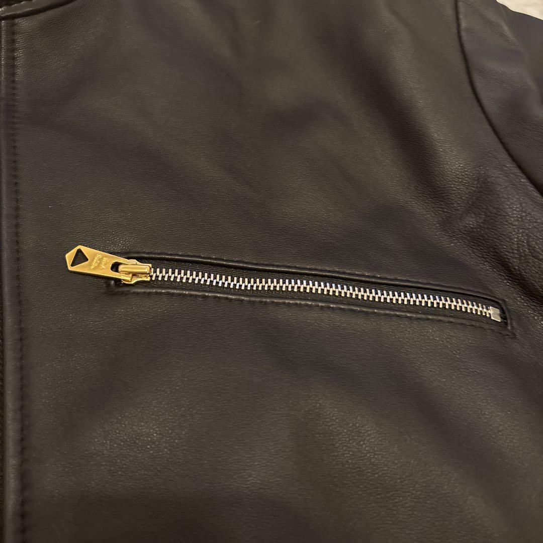 美品 PaulSmith ポールスミス レザー ライダースジャケット 羊革