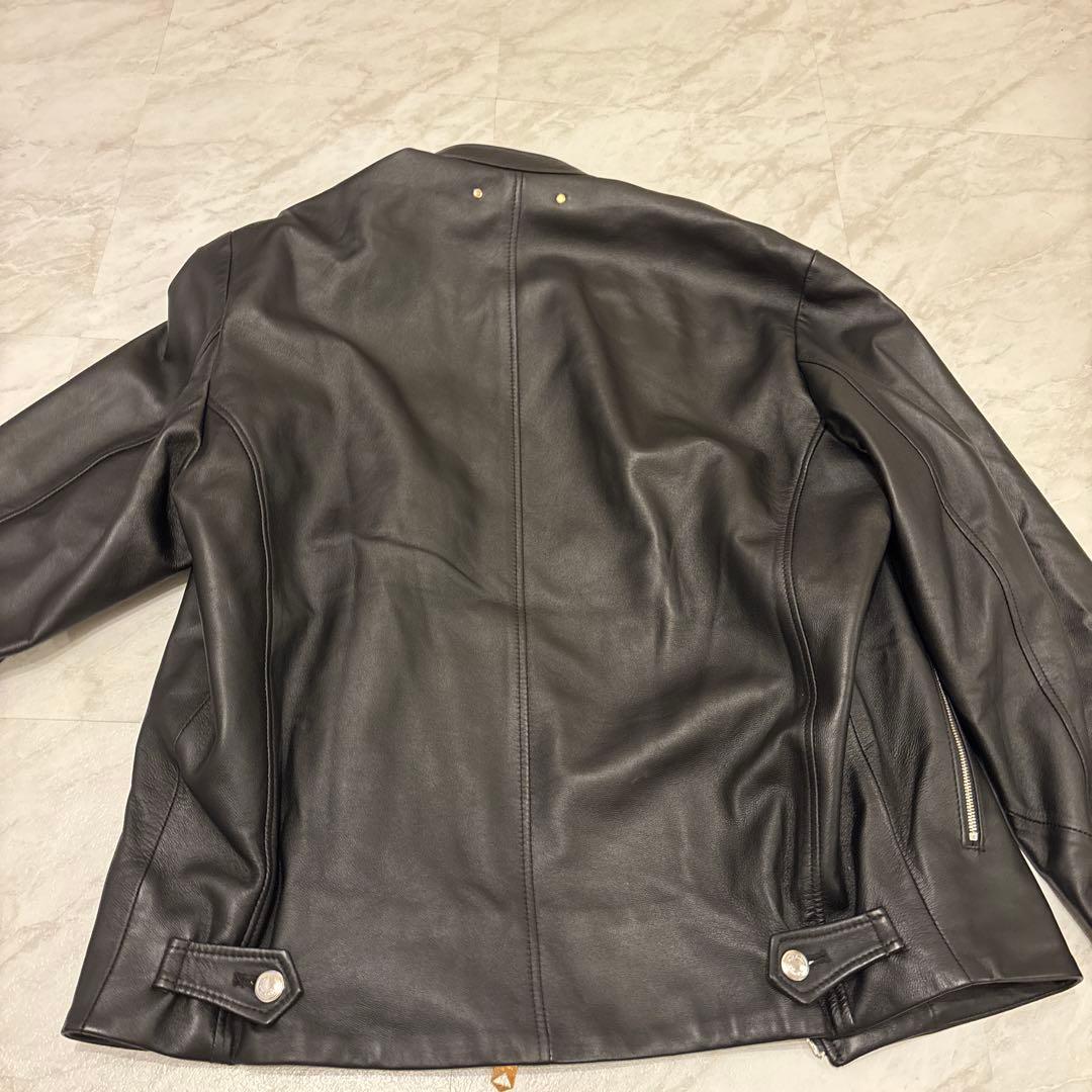 美品 PaulSmith ポールスミス レザー ライダースジャケット 羊革