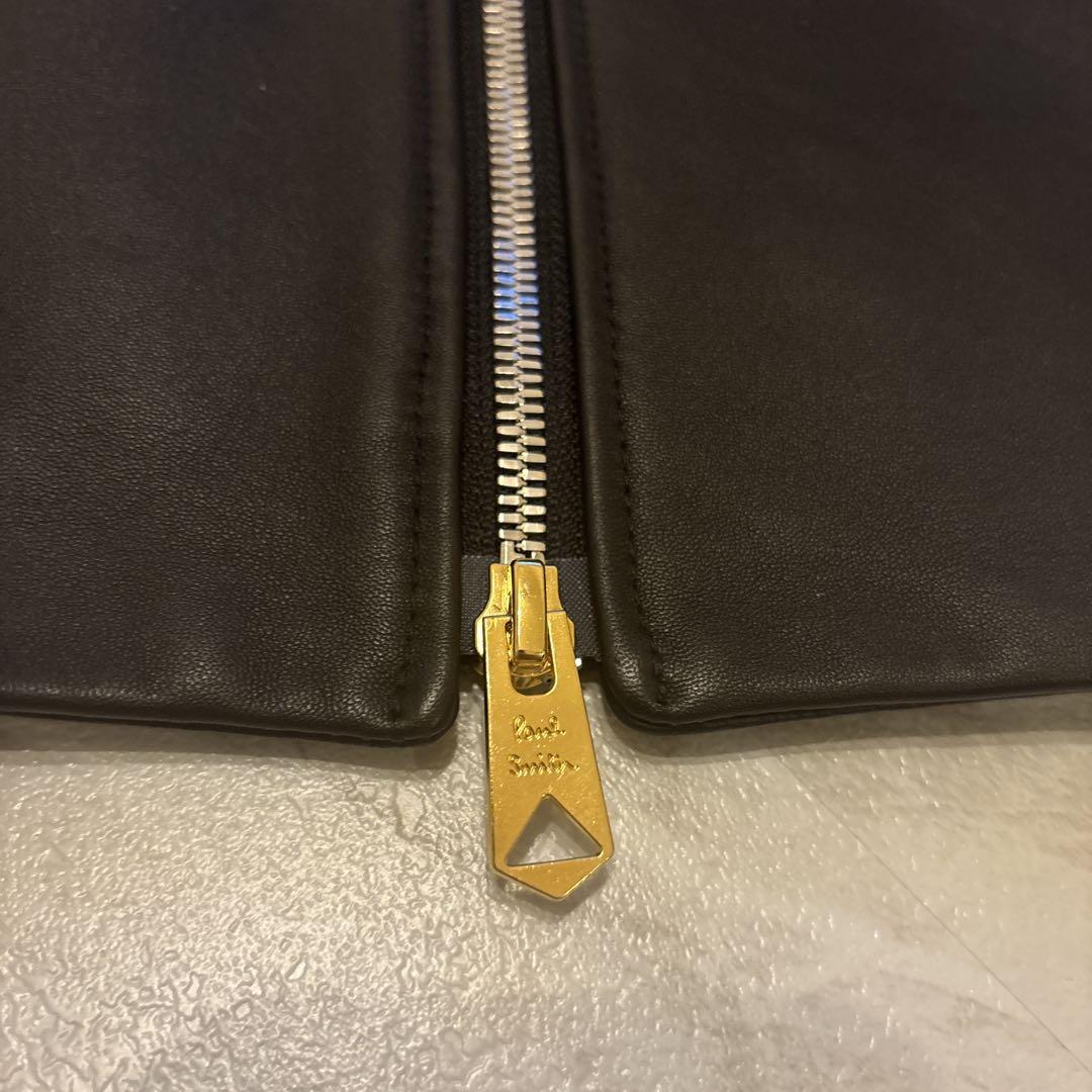 美品 PaulSmith ポールスミス レザー ライダースジャケット 羊革