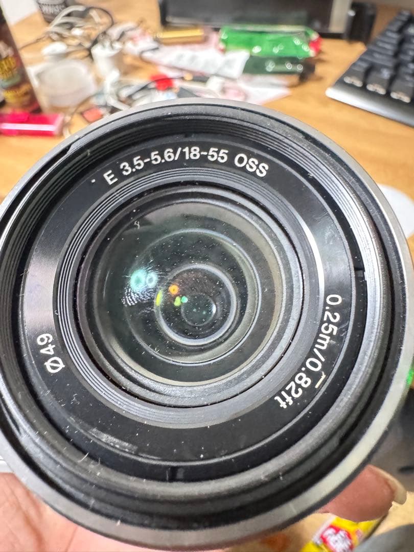 SONY ミラーレス一眼 E 18-55mm ホワイト