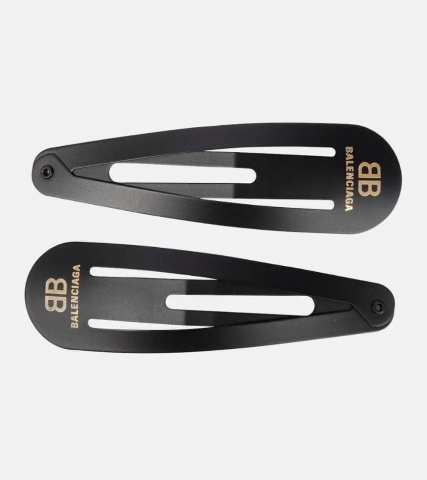 【BALENCIAGA】バレンシアガ ヘアクリップ 2個セット