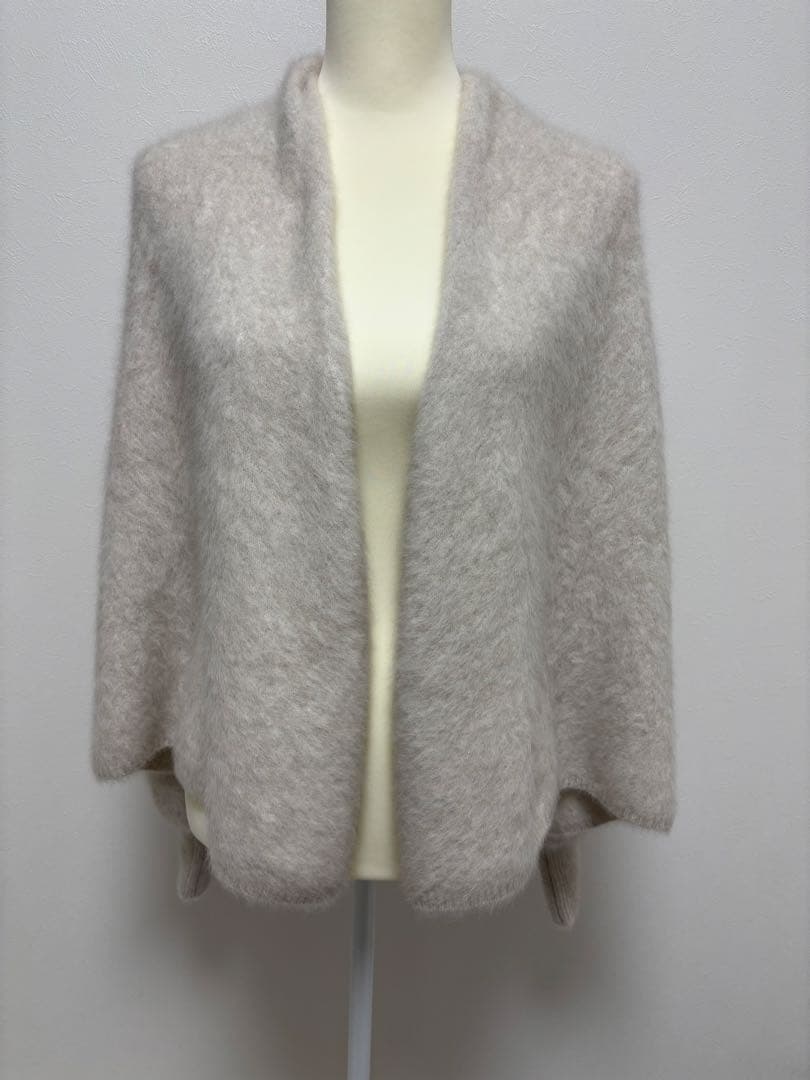 25AW新作☆NOBLEノーブルFOX/Caファーニットカーディガン