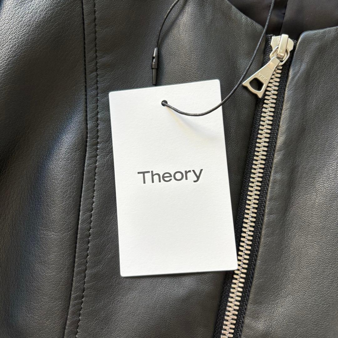 未使用タグ＊Theory CROP CREW JKT 　ブラック　S