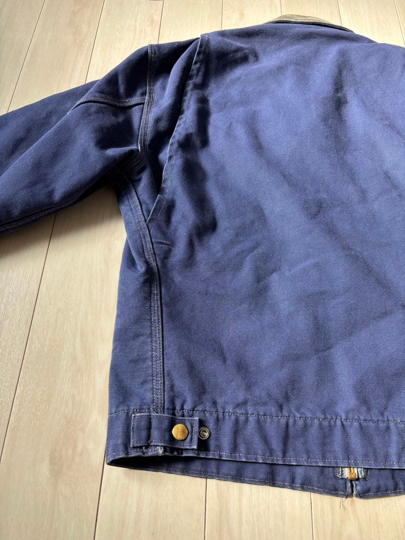 カーハート　デトロイトジャケット　ネイビー　M 米国製　stussy 元ネタ