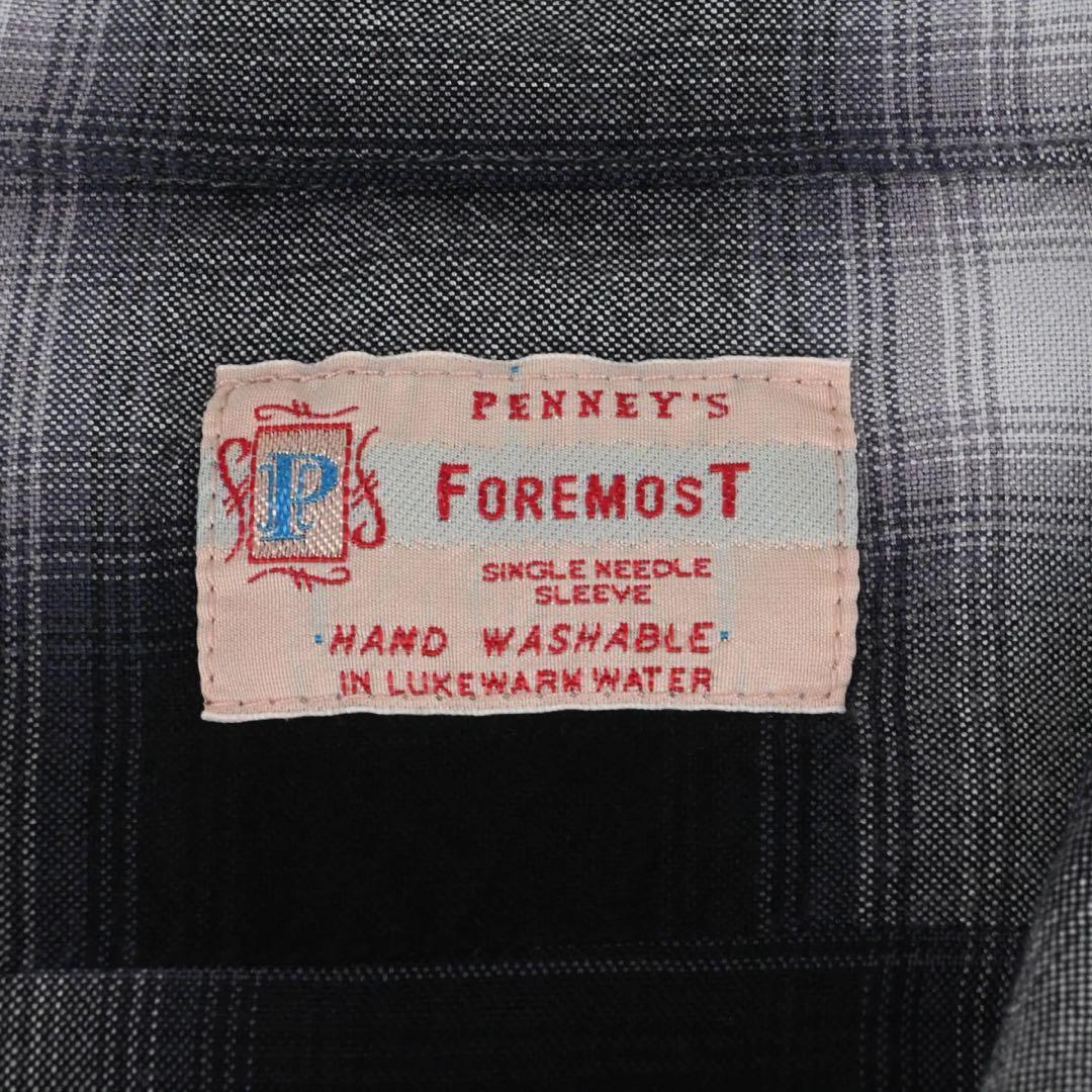 トップス FOREMOST ORIGINAL SHADOW PLAID RAYON SH