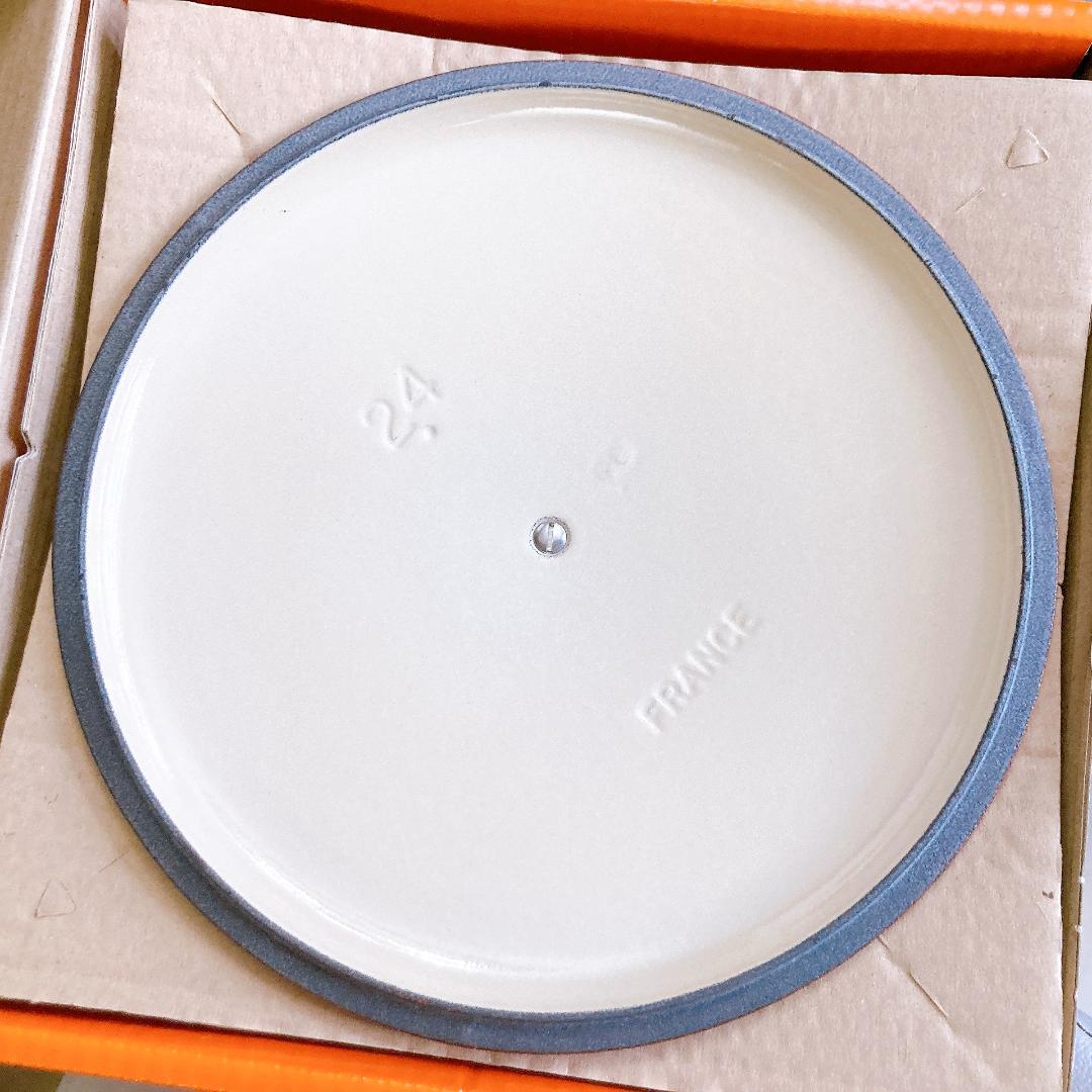 ルクルーゼ ココット 24cm チェリーレッド 両手鍋　|3349|☆