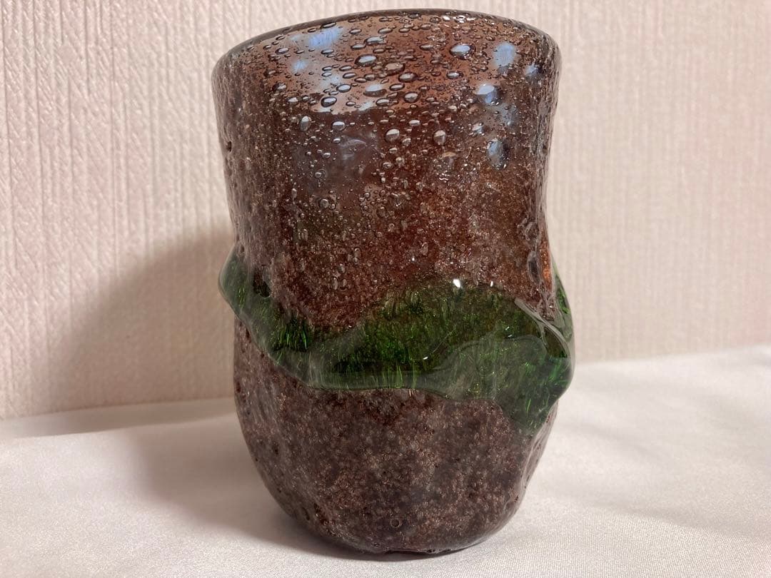 稲嶺盛吉　紅珊瑚　琉球グラス