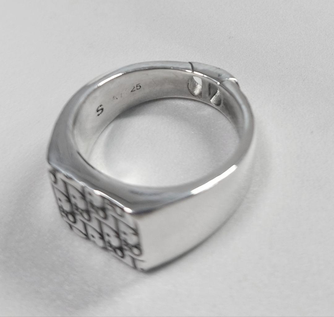 DIOR 17号 サイズ S オブリークシグネットリング