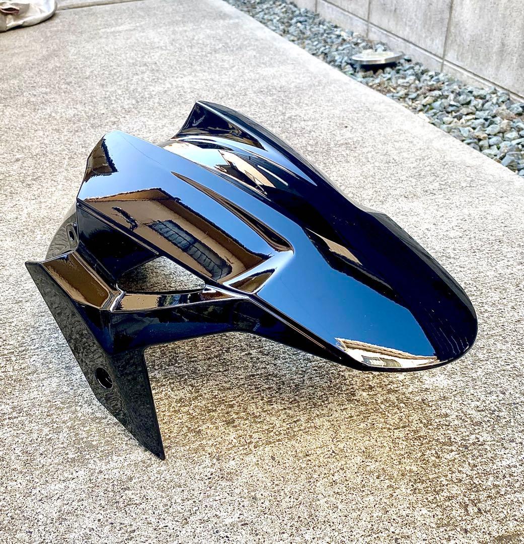 NINJA 250/400 フロントフェンダー 光沢ブラックZ250 Z400