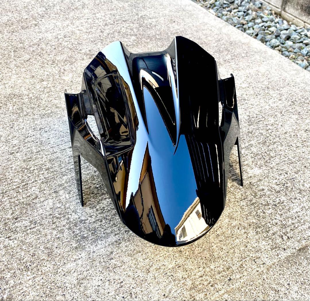 NINJA 250/400 フロントフェンダー 光沢ブラックZ250 Z400