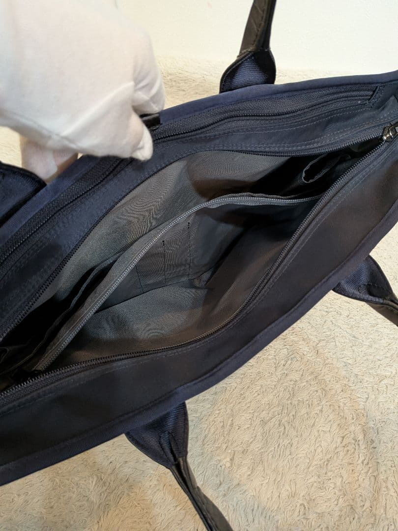 美品　PORTER　TIME（タイム） トートバッグ　ナイロン　レザー持ち手