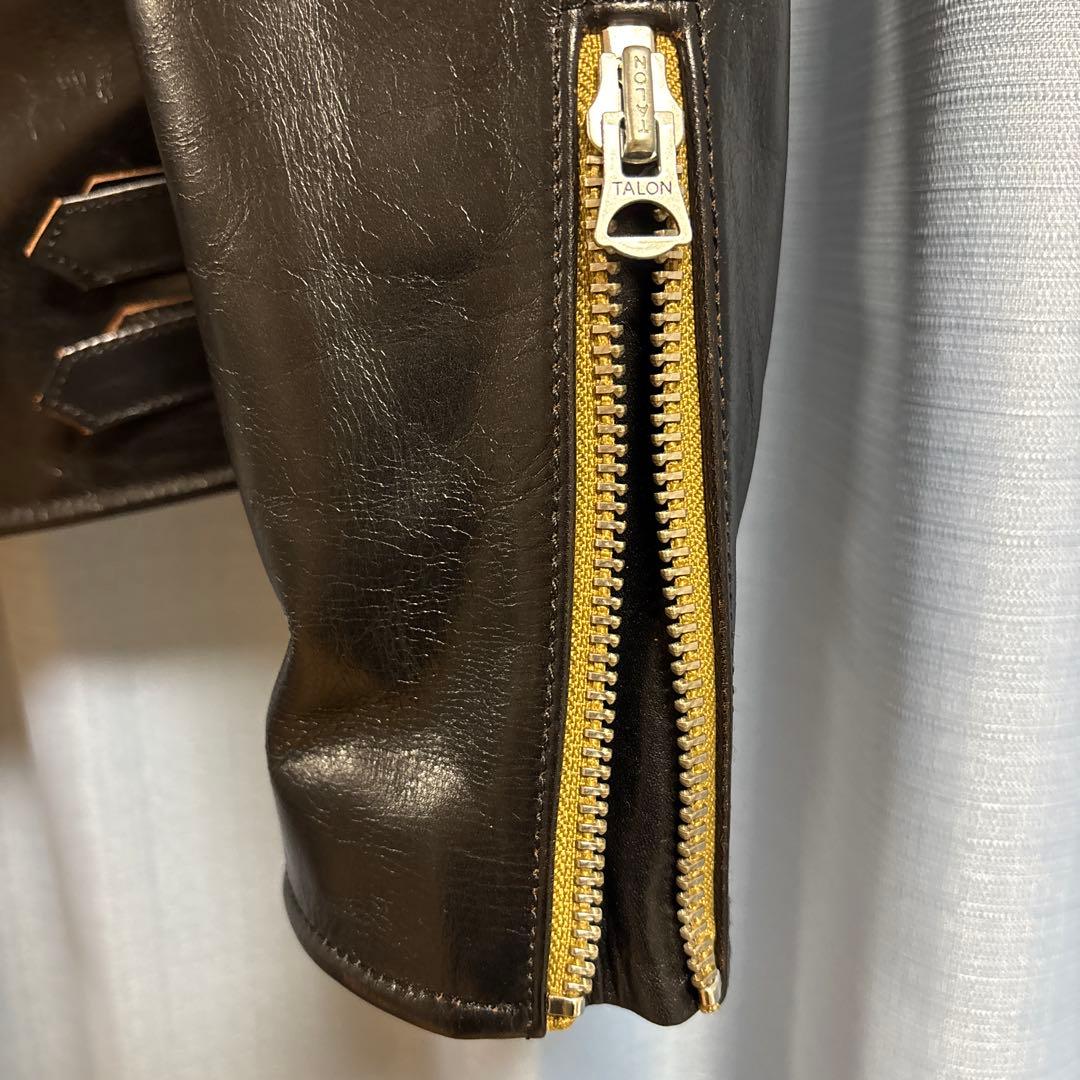 STARKEHAUT ライダース ベジタン 馬革 茶芯 ライトニング 新品