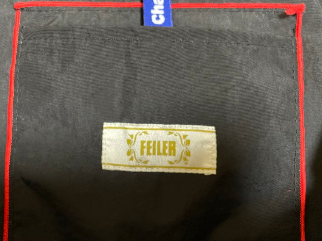 【正規品】FEILER × Ball&Chain エコバッグ 黒Lサイズ