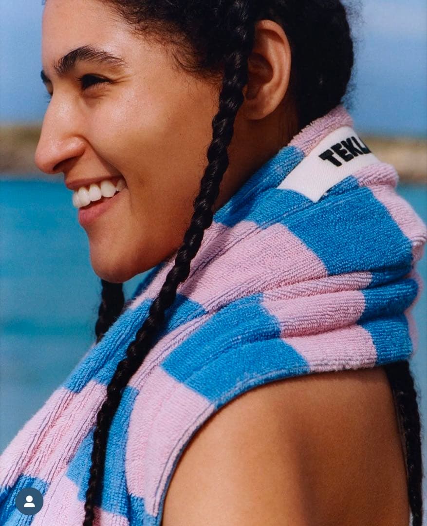 水着・ラッシュガード tekla beach towel