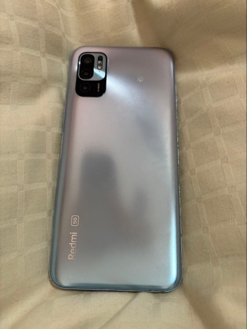 美品 Redmi Note10 JE 本体 クロームシルバー