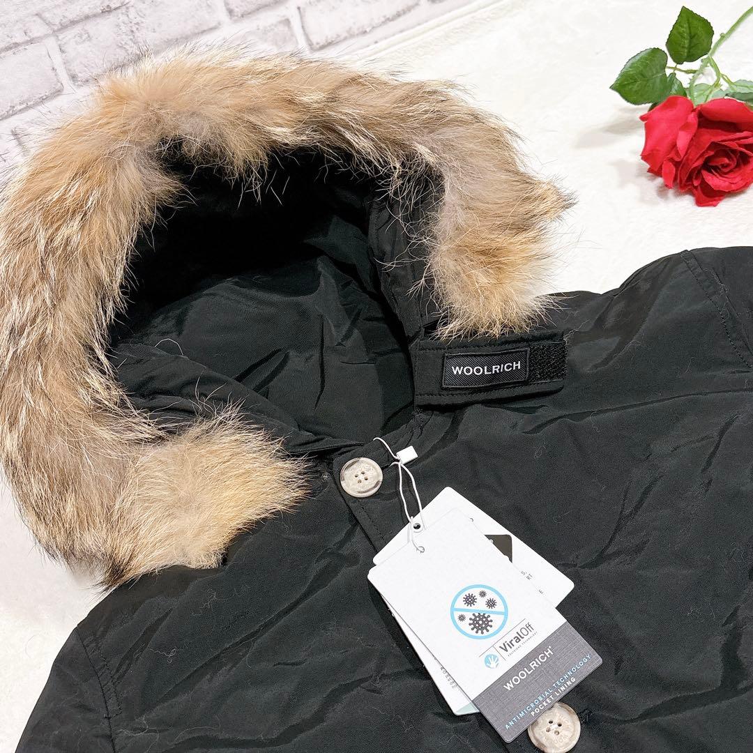 新品タグ付✨　ウールリッチ　ダウンジャケット　ファー　ブラック　L 現行モデル
