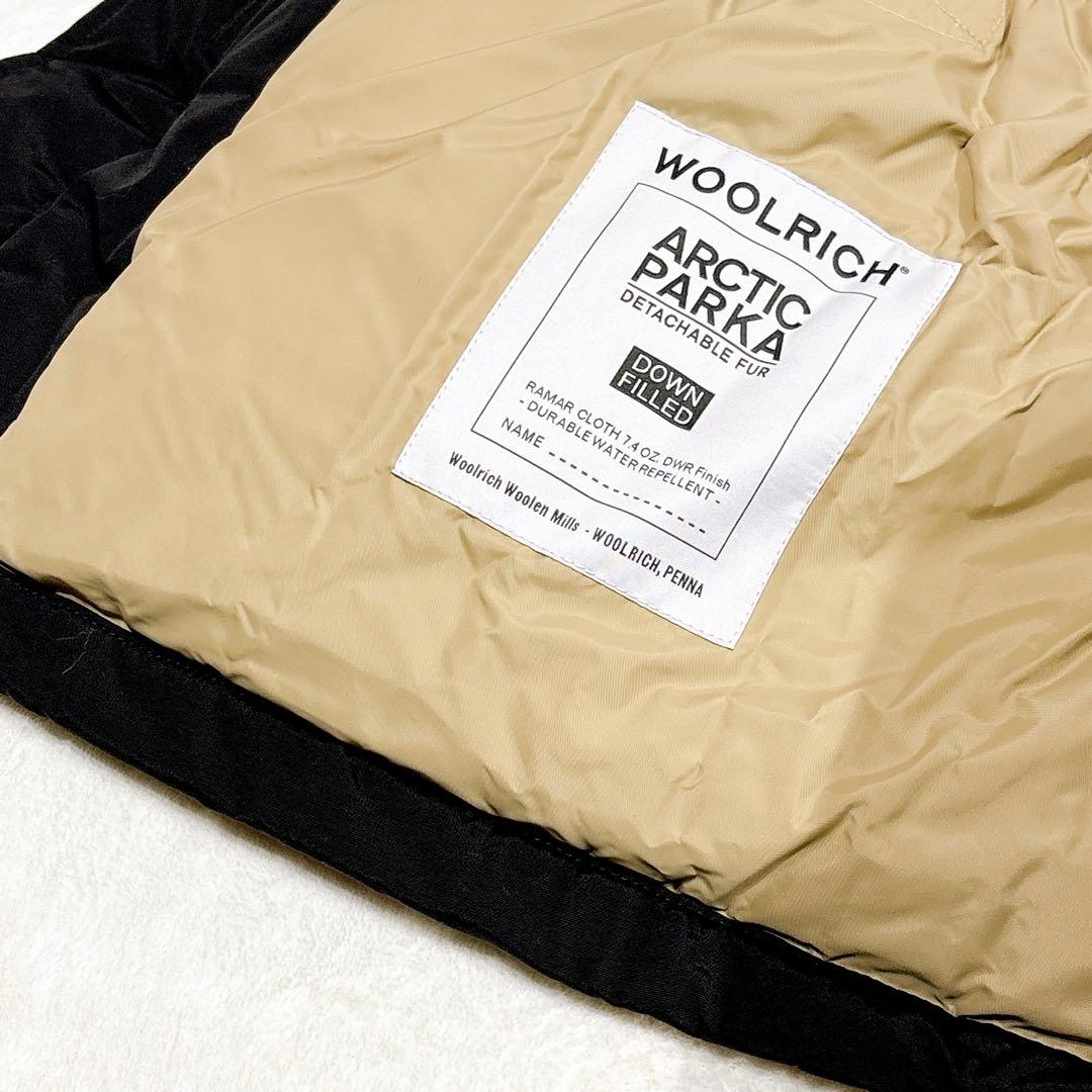 新品タグ付✨　ウールリッチ　ダウンジャケット　ファー　ブラック　L 現行モデル