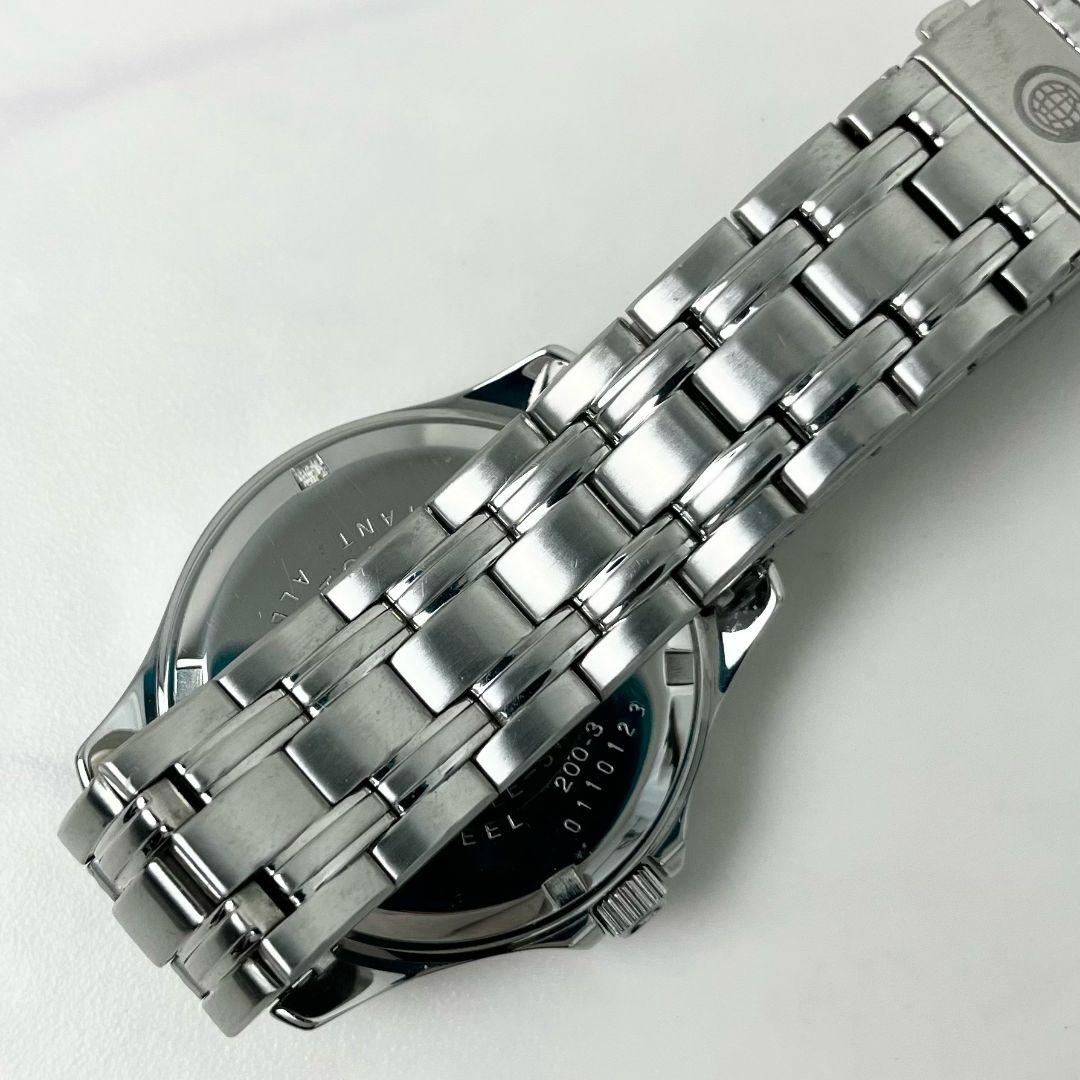 【稼働】 美品 CYMA 200-3 ダイバー 白文字盤 腕時計 シルバー