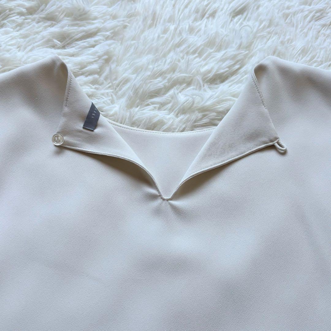 rskrina様 現行 セオリーリュクス ELIDA ブラウス M アイボリー