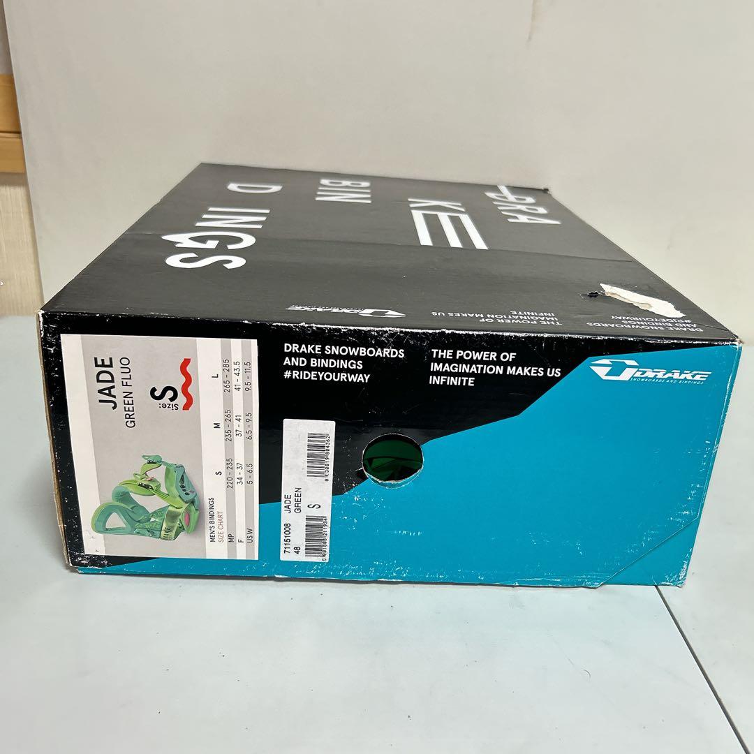 DRAKE JADE GREEN FLUO スノーボードバインディング メンズS