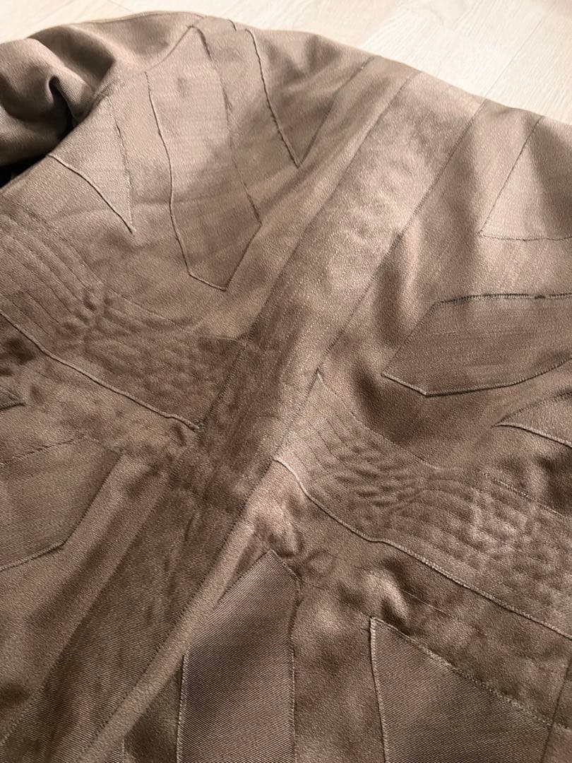 FAKE LONDON モッズコート ウール✖︎カシミア　レザー肘パッチ