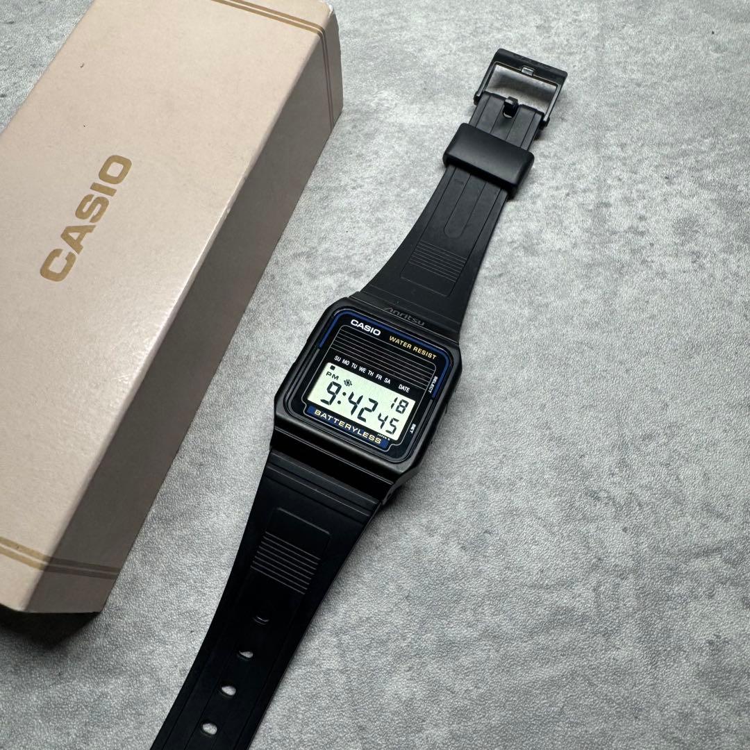 CASIO FB-52W ソーラー電子時計 稀少 ほぼ新品