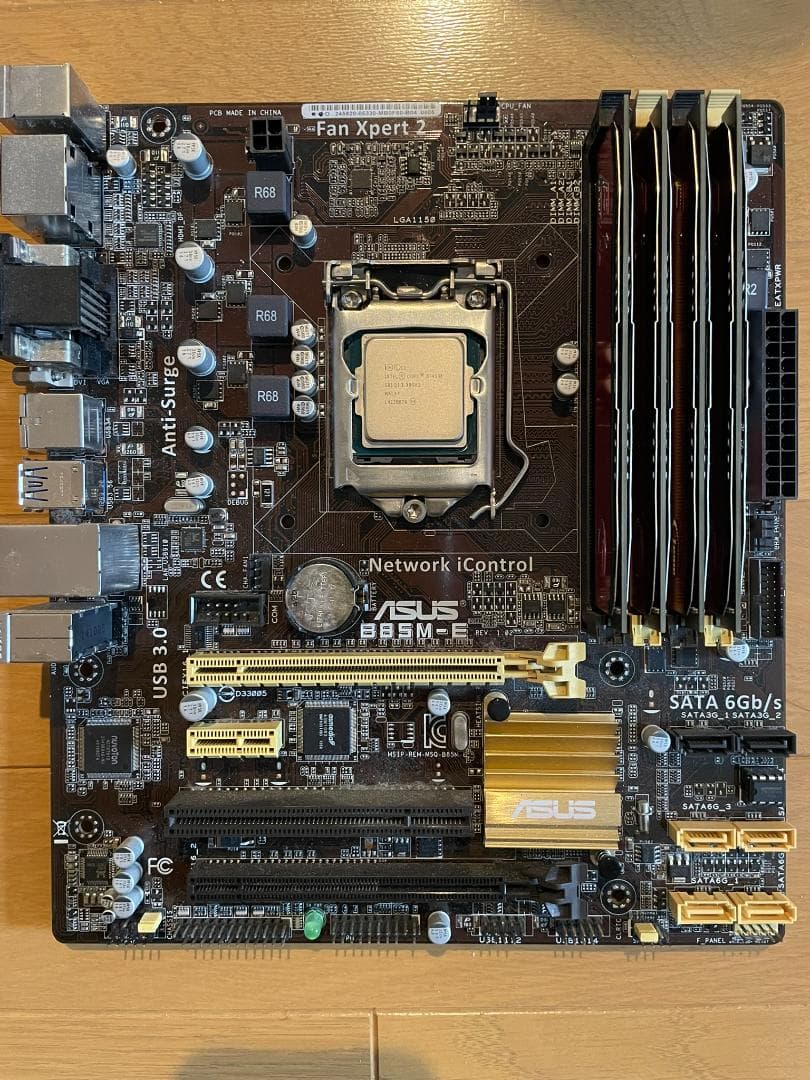 マザーボード Corei5-4590 GTX1060 3GB 32GB ASUS B85M-E