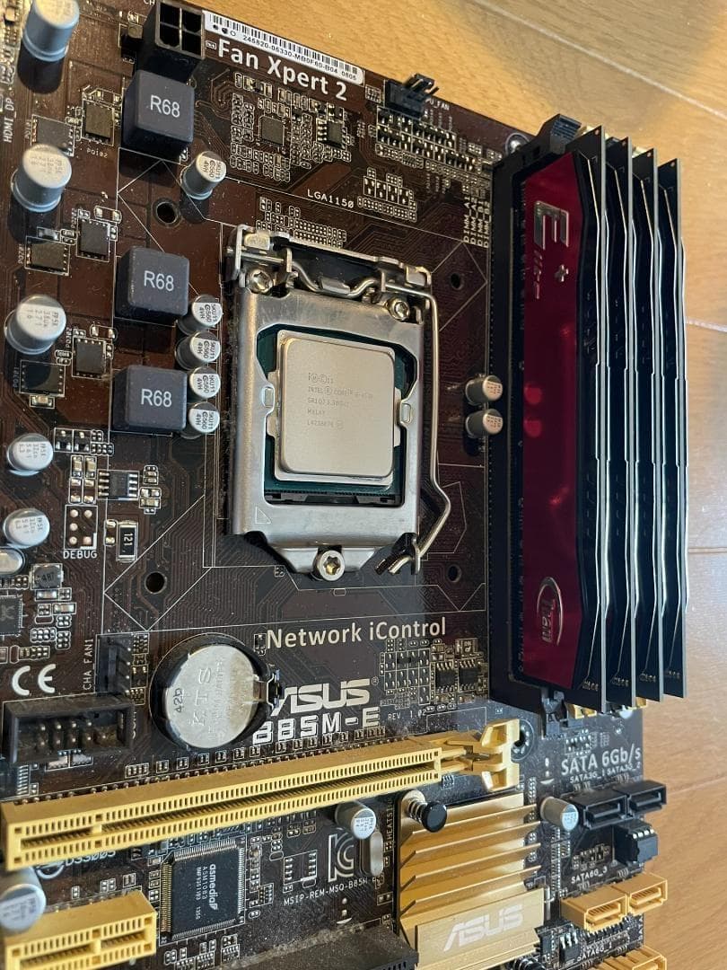 マザーボード Corei5-4590 GTX1060 3GB 32GB ASUS B85M-E