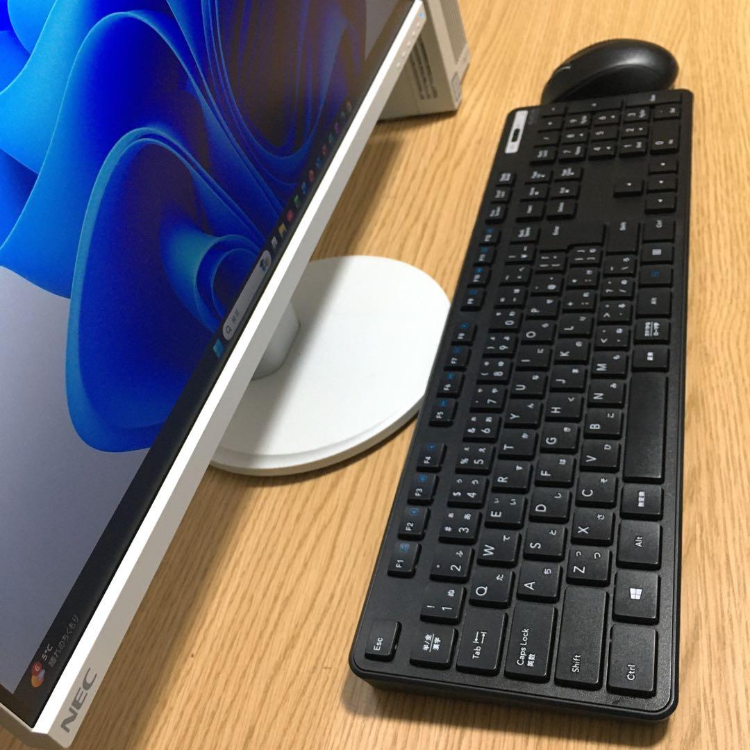 NEC Mate Win11 強力i5 8Gメモリ 快適SSD+HDD 23.8