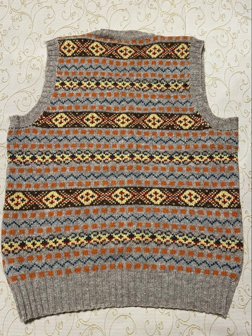 ジャミーソンズ Vネックベスト ユナイテッドアローズ ベージュ系