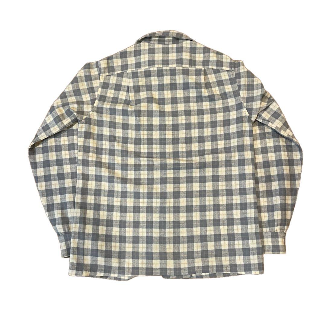 デ*ス様 50s~ pendleton オープンカラーチェックシャツ