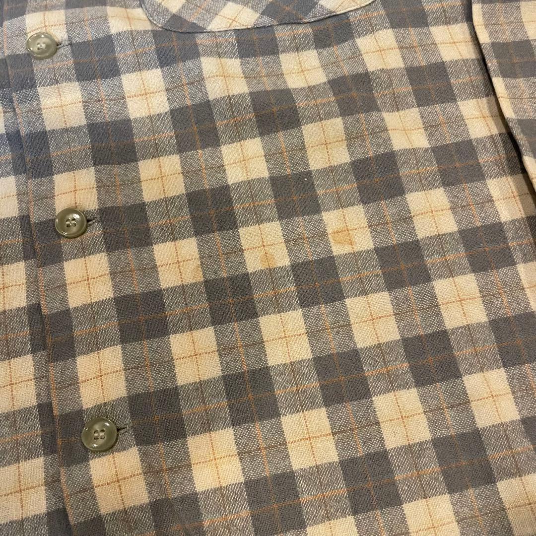 デ*ス様 50s~ pendleton オープンカラーチェックシャツ