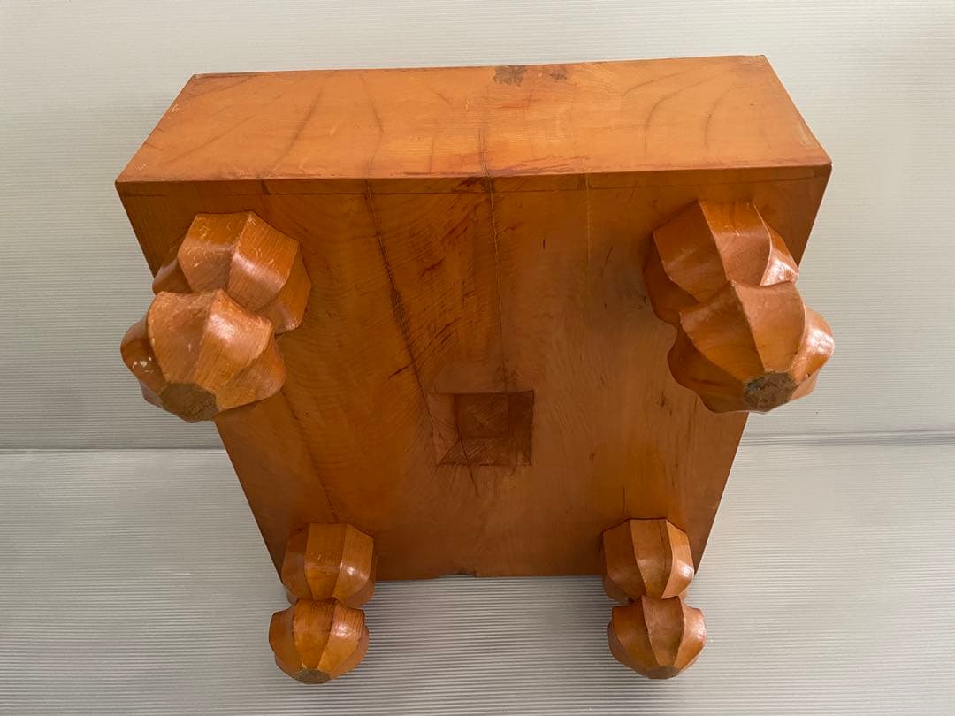 囲碁盤 碁盤 本榧 厚さ15.4cmへそ 脚付き