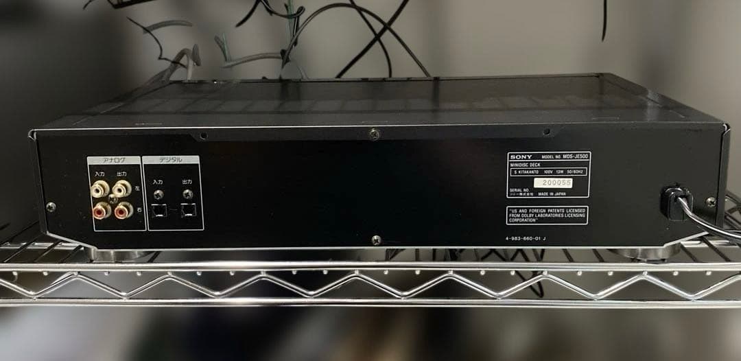 ソニー　SONY MDS-JE500 MDレコーダー