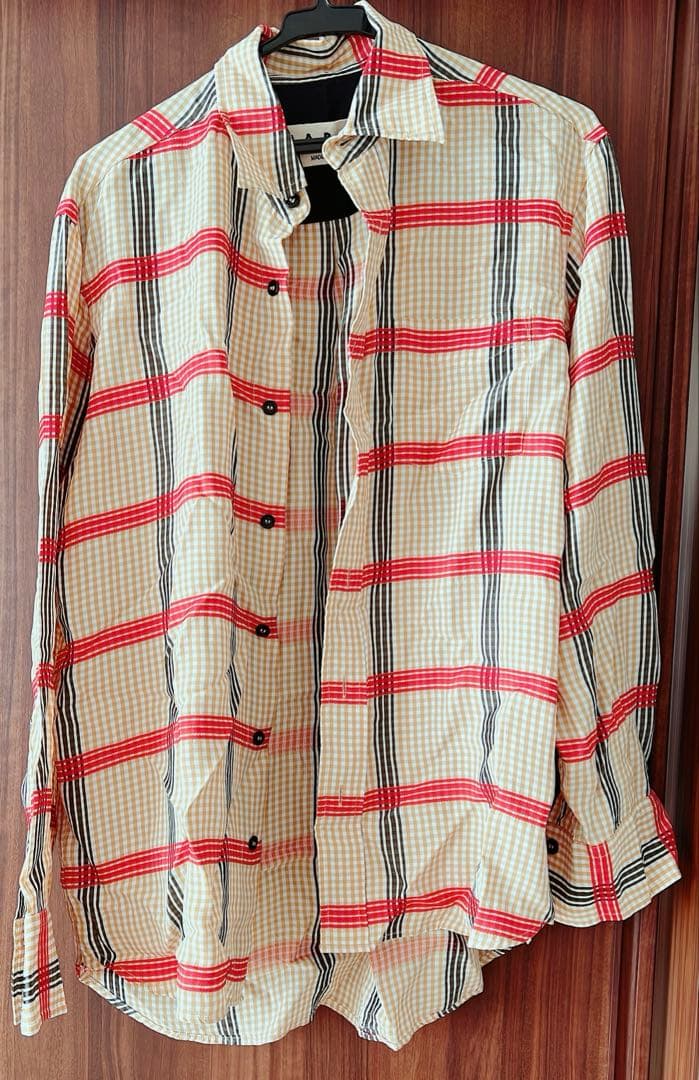 MARNI チェック柄長袖シャツ