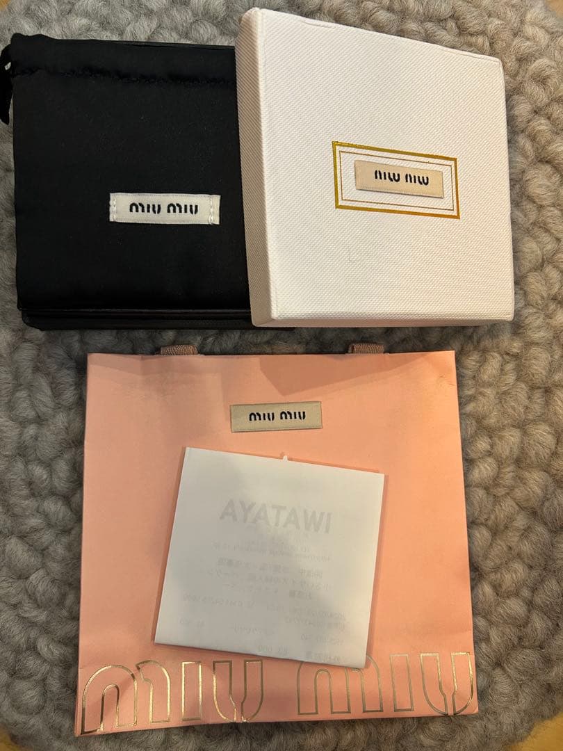 miu miu ヘアピン 2個セット ブラック