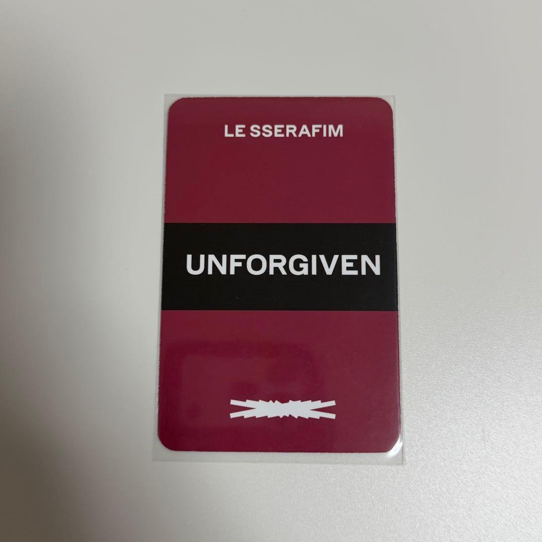 LE SSERAFIM ルセラ UNFORGIVEN 特典 中国トレカ ウンチェ