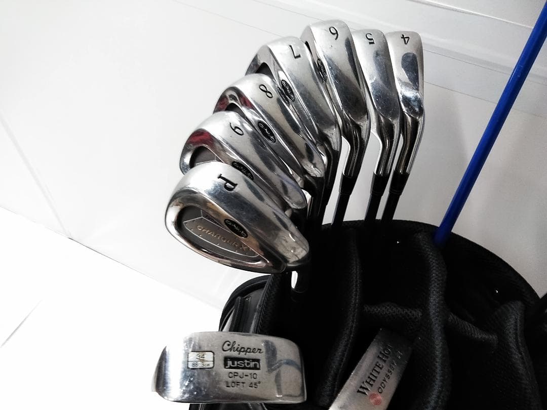 初心者おススメ！ メンズゴルフクラブ13本セット キャディバッグ付き□