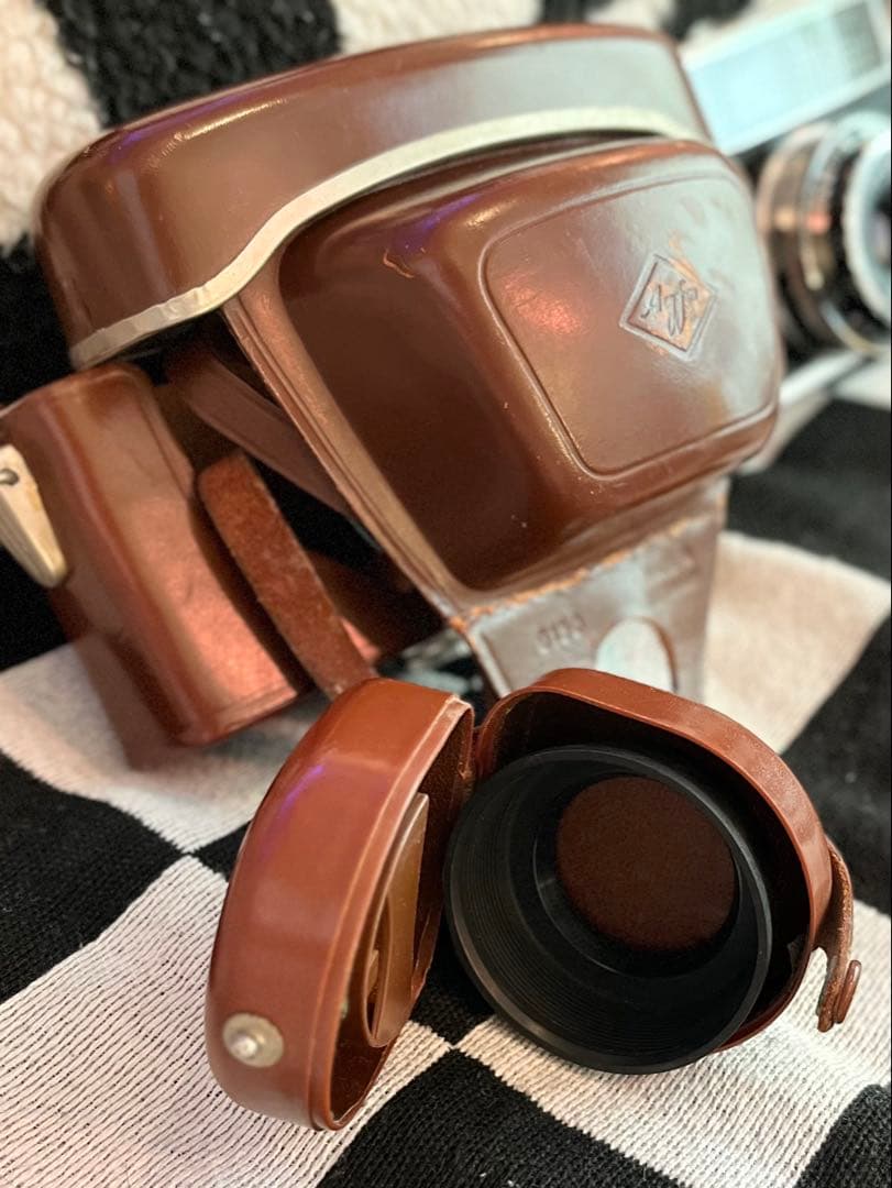 Agfa Sillette Record 高級フィルムカメラ ケース付き