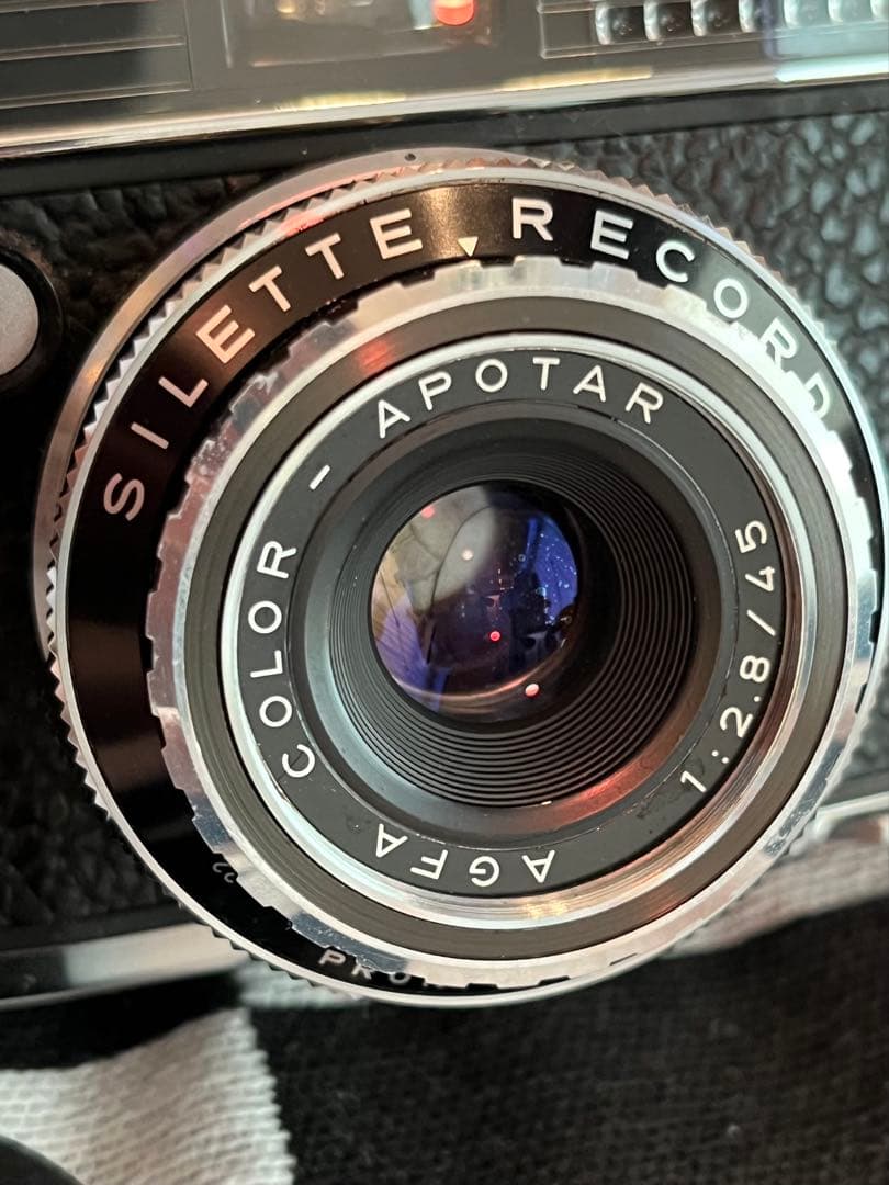 Agfa Sillette Record 高級フィルムカメラ ケース付き