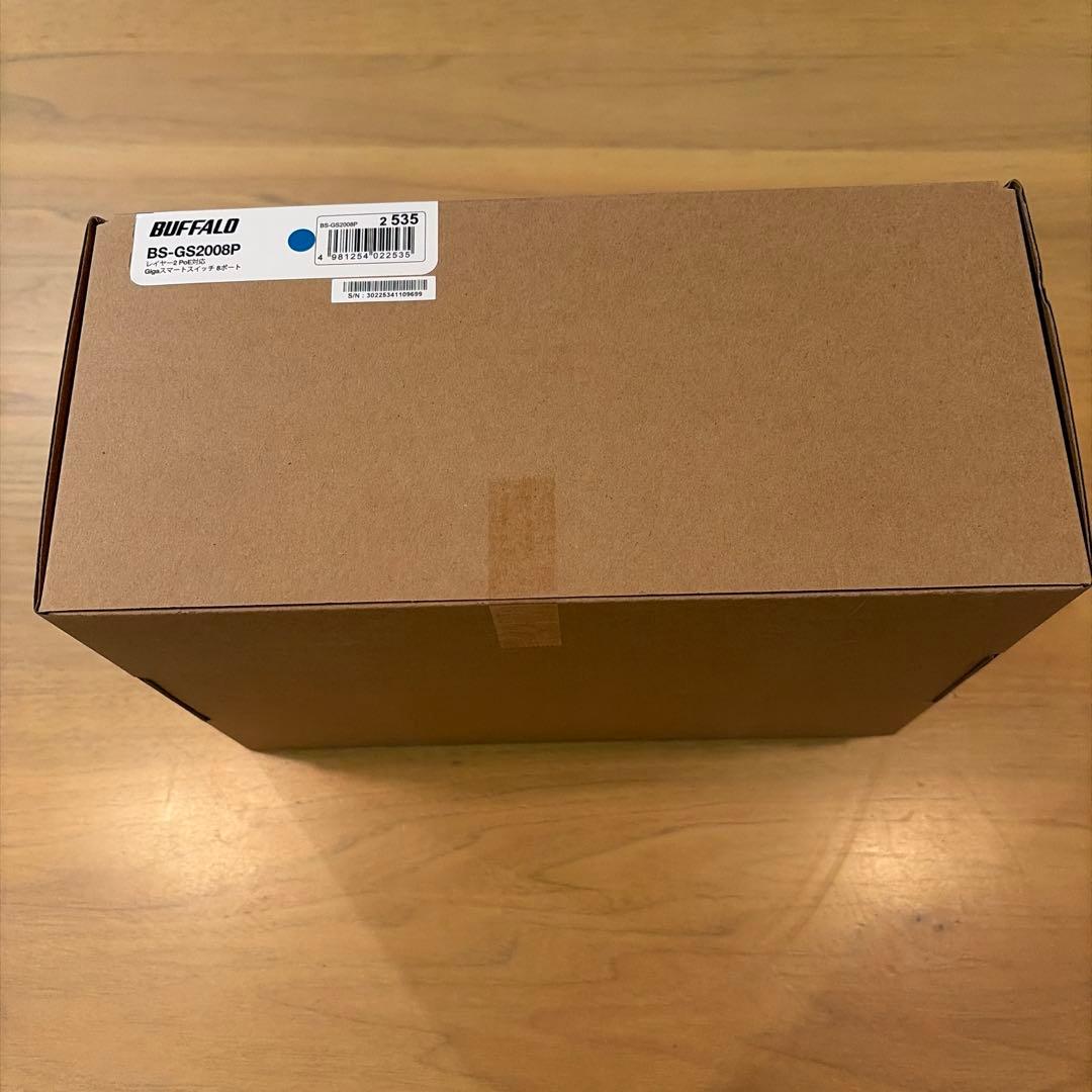 バッファロー　BS-GS2008P PoEスイッチ