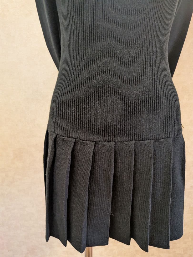 ワンピース andmary lotta frill mini dress black