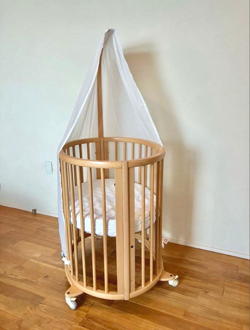 【超美品】ストッケ　STOKKE　スリーピーベッド　ミニ付属品付き