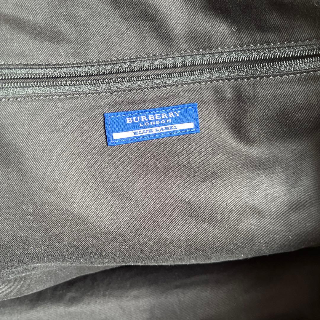 バーバリーブルーレーベル　ボストンバッグ　ブラック