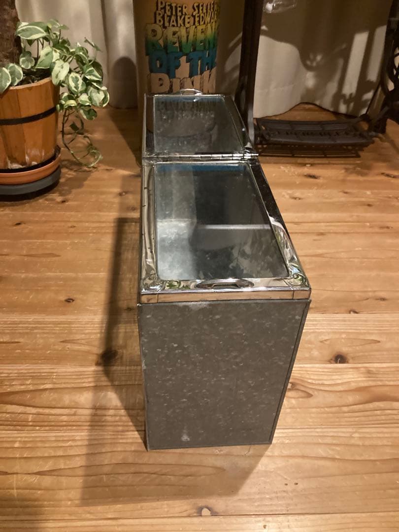 昭和レトロ　駄菓子屋 ブリキケース ガラスディスプレイケース　美品