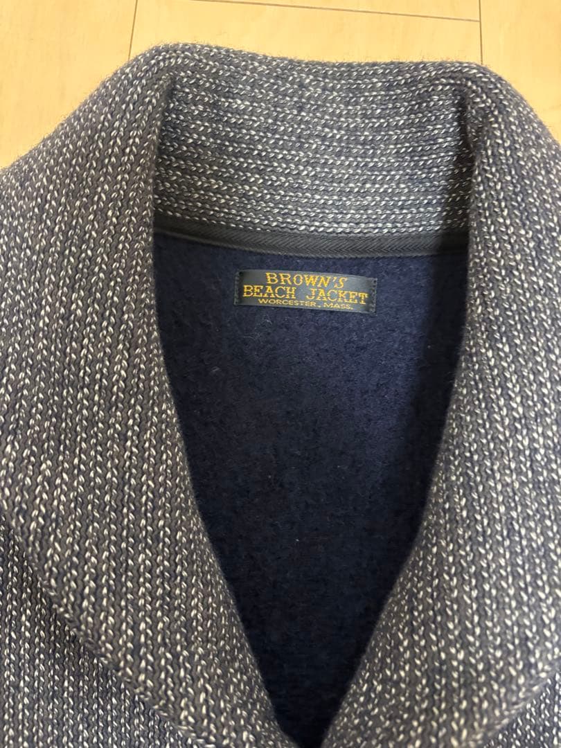 フルカウント製　ブラウンズビーチジャケット　ごま塩　40