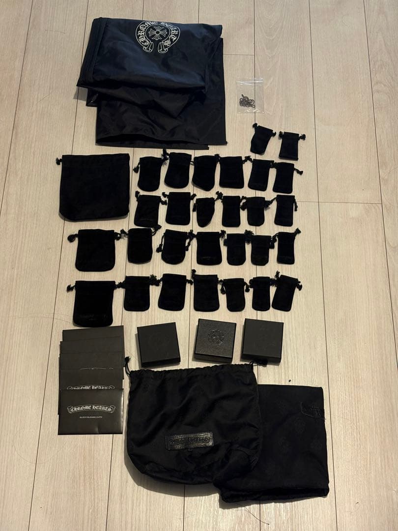 クロムハーツ　革袋　箱　付属品　ナイロン袋　ガーメント