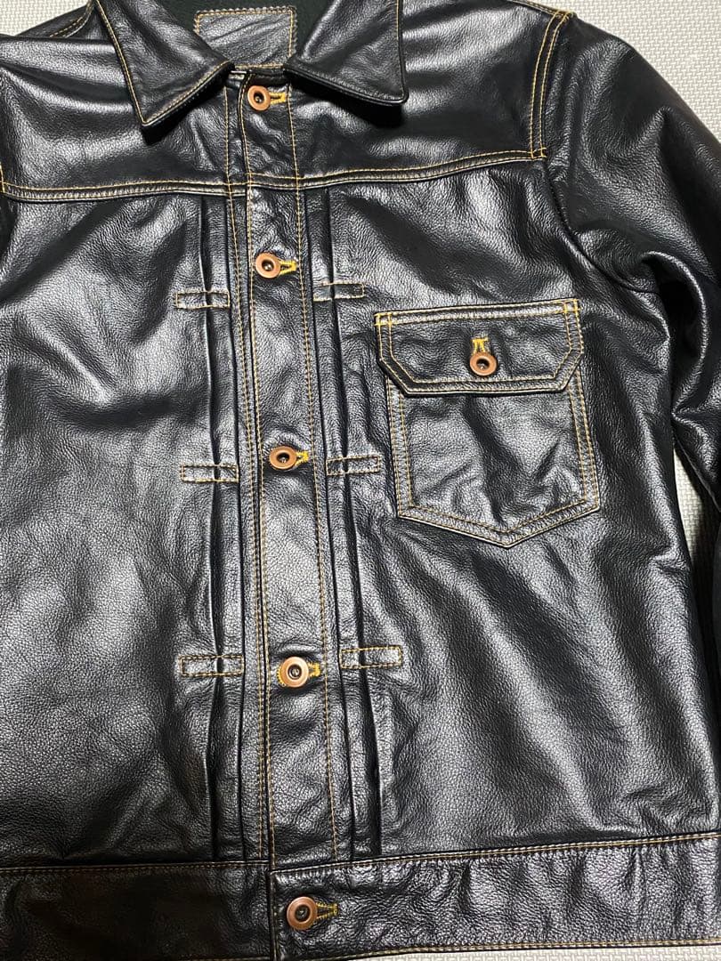 gジャンタイプ　レザージャケット